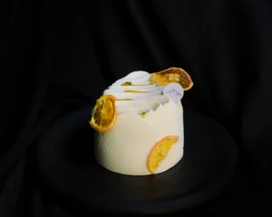 柚子蜜柑 佐紅茶外交官奶霜 4吋